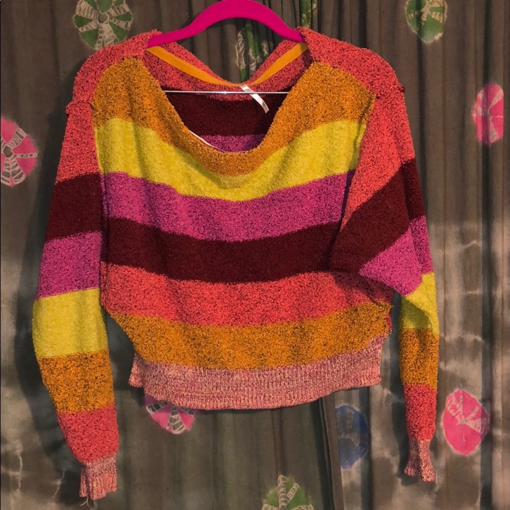 Free People Cropped Sweater